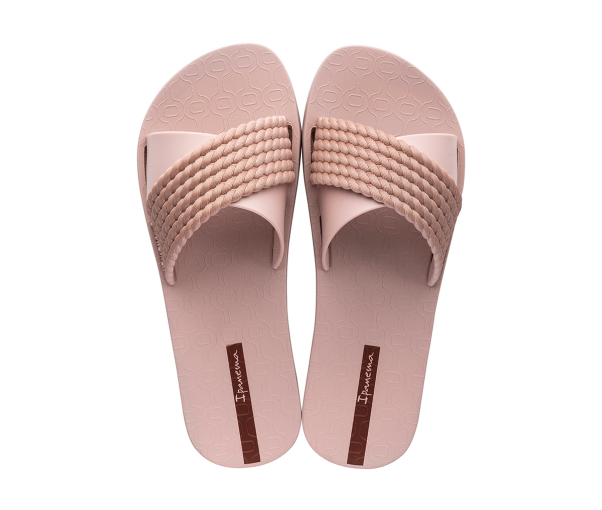 Top view of a pink Ipanema Street slide.