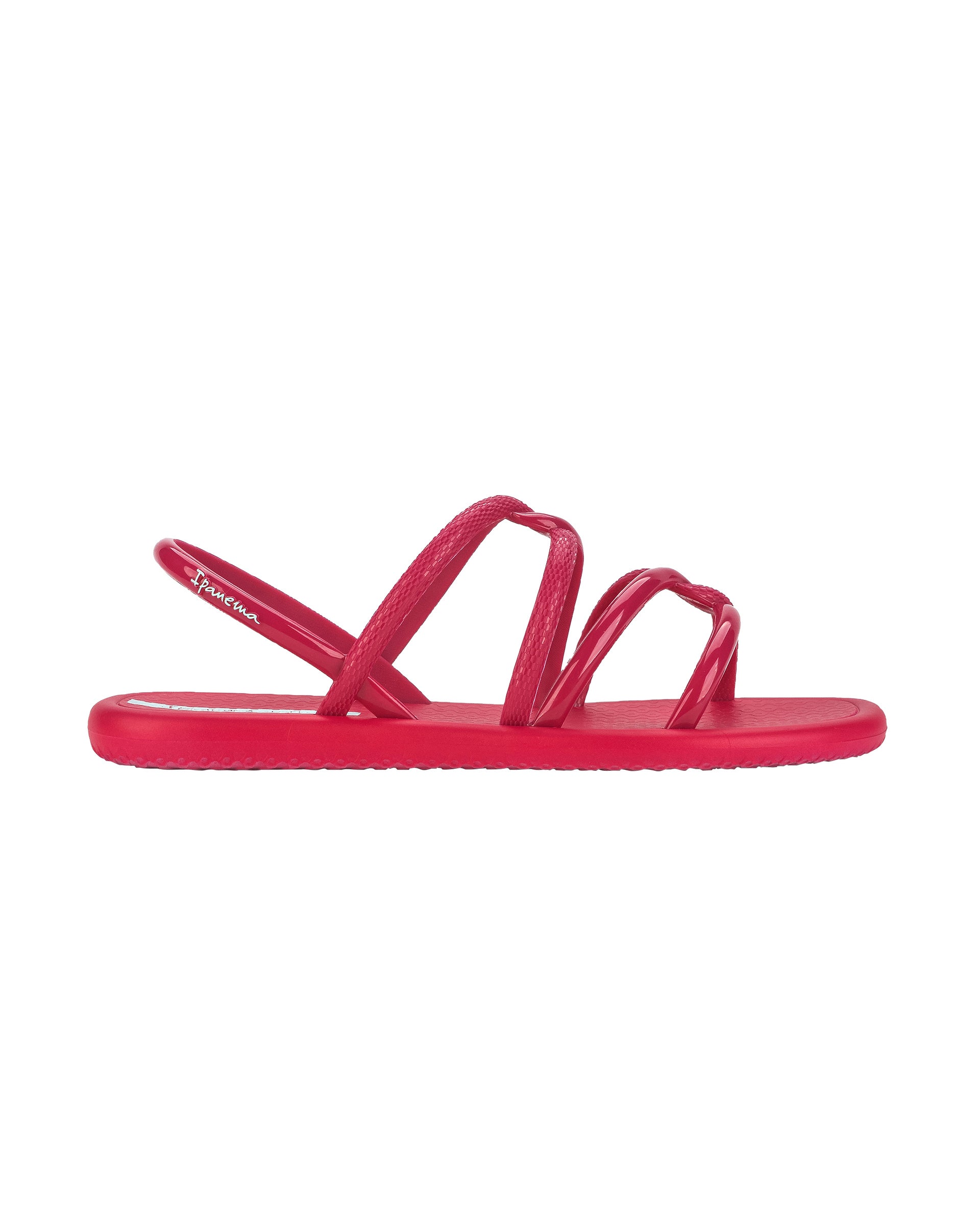Side view of a pink woman's Ipanema Meu Sol Sandal. 