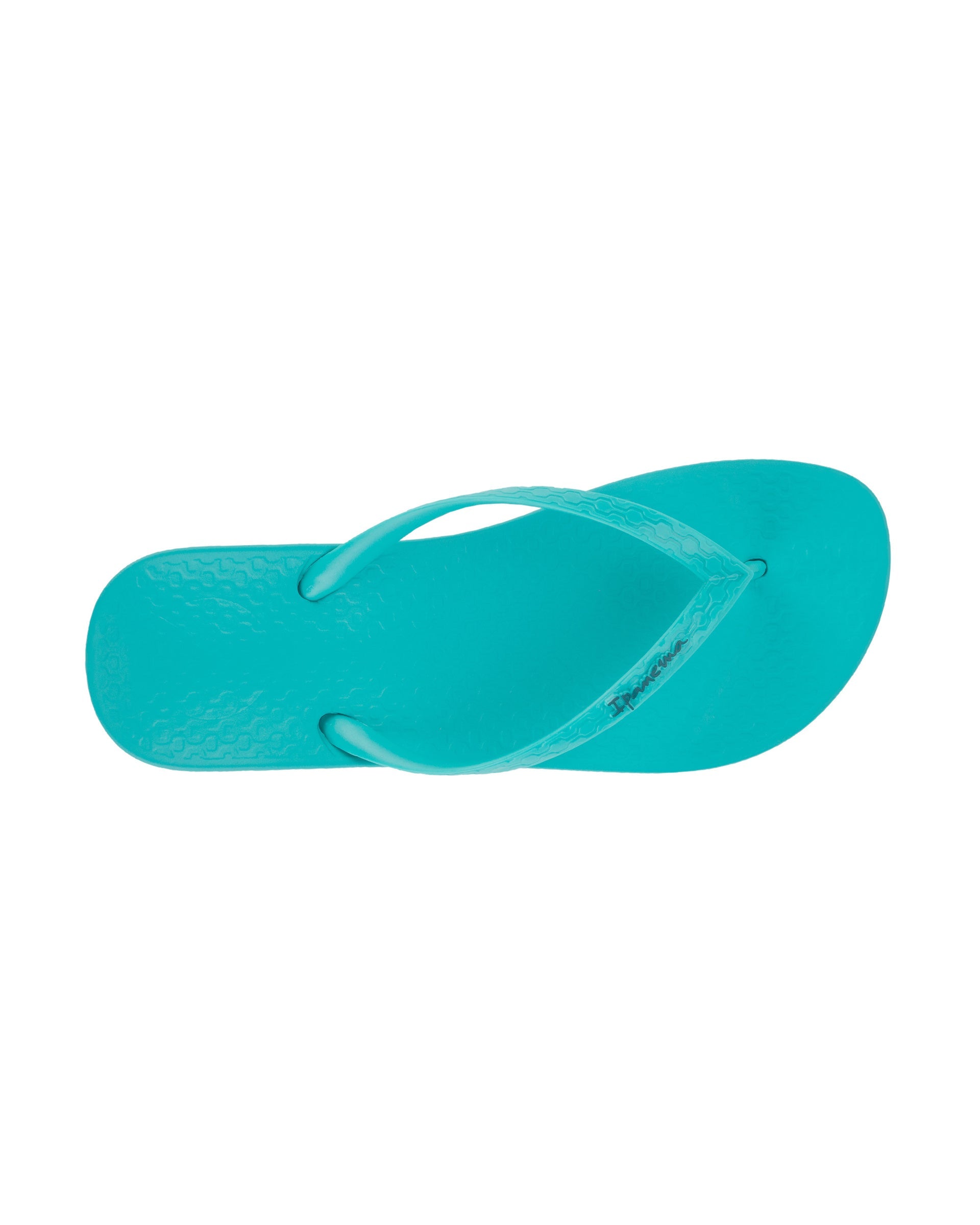 Top view of a blue Ipanema Ana Colors women's flip flop.