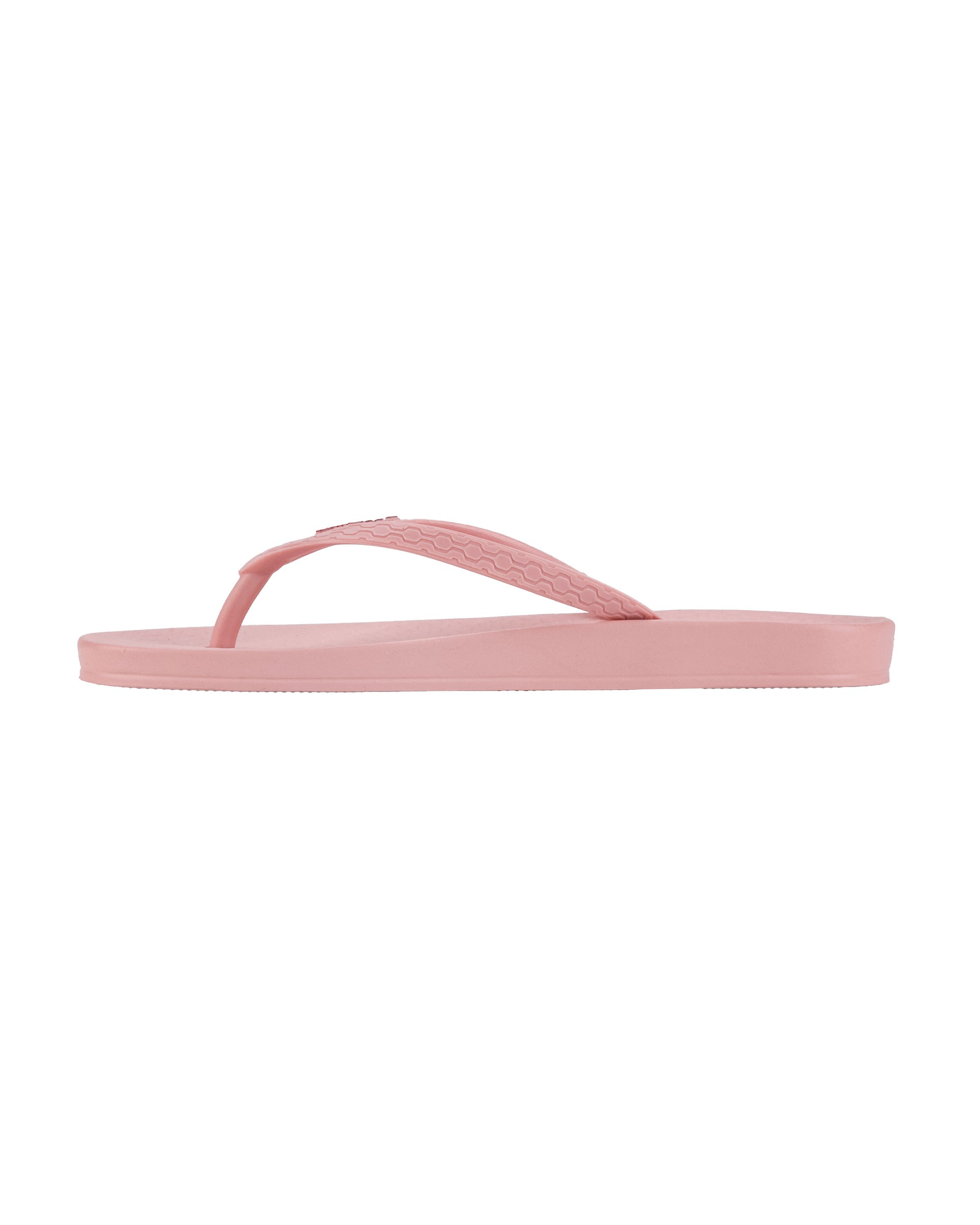 Inner side view of a pink Ipanema Ana Colors women's flip flop.