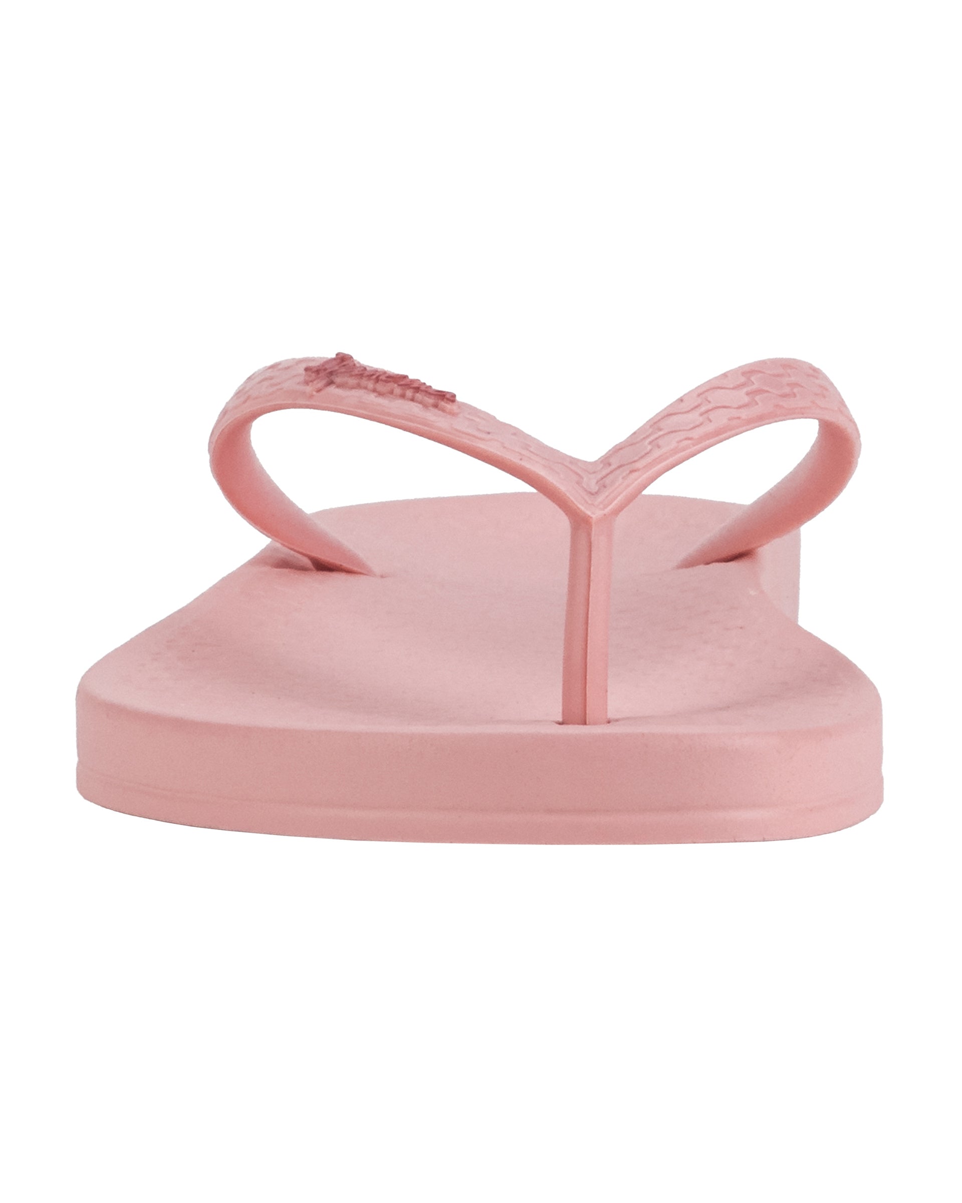 Front view of a pink Ipanema Ana Colors women's flip flop.