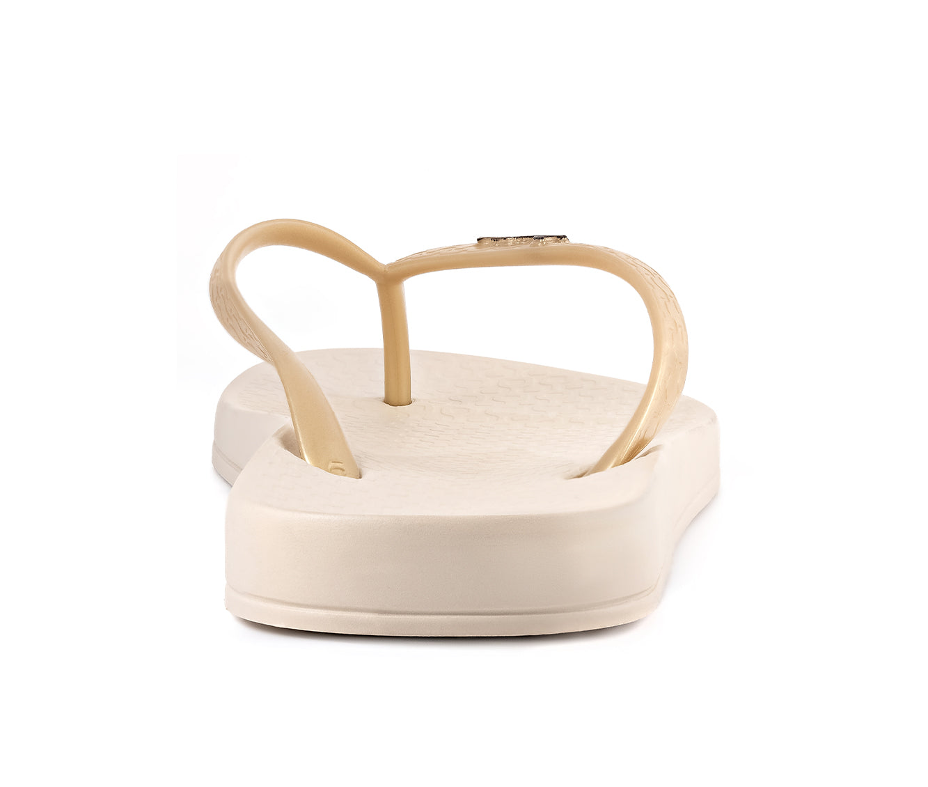Ipanema Ana Tan Beige Flip Flop for Women with Gold