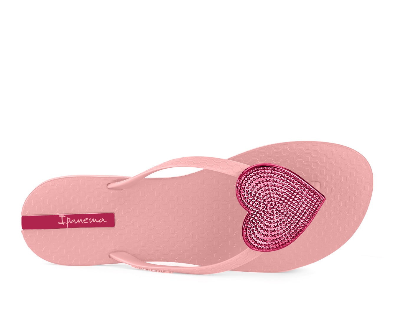 Ipanema Wave Heart  Pink/Red Top View