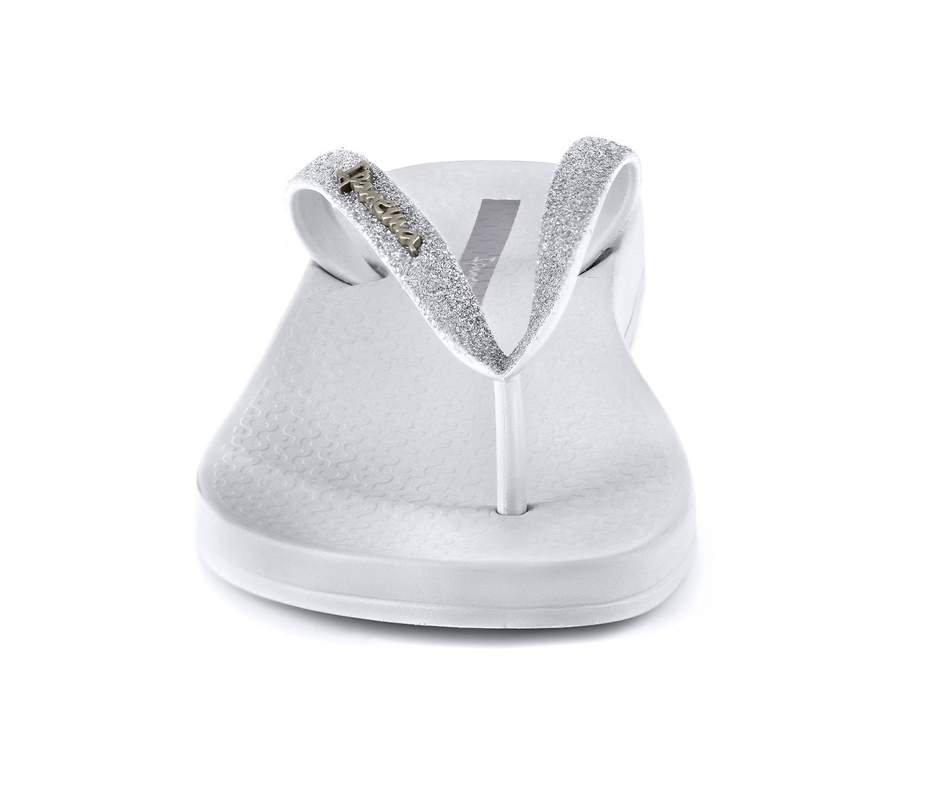 Ipanema Ana Sparkle White/Silver Front View