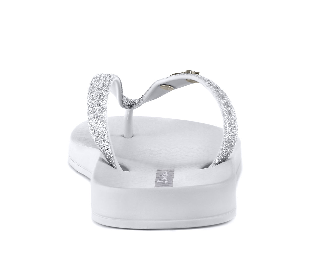 Ipanema Ana Sparkle White/Silver Back View